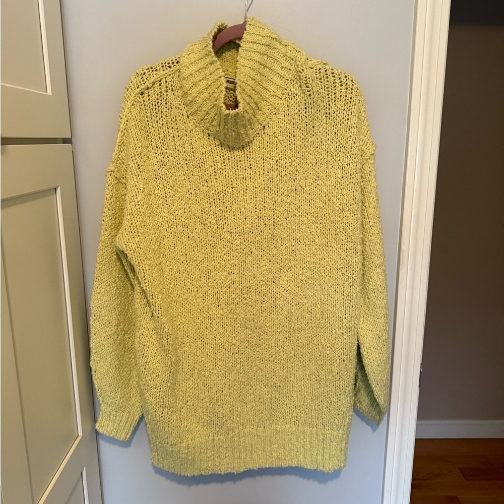 Anthropologie The Need-It Oversized Mock Neck Sweater
